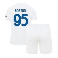 Dres Inter Milan Alessandro Bastoni #95 Gostujuci za djecu 2023-24 Kratak Rukav (+ kratke hlače)